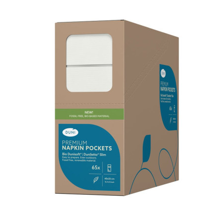 Duniletto Slim blanc - 40x33 cm
