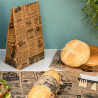 Set de table en papier - beige naturel Times - 31x43 cm - 500 pièces