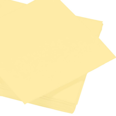 Serviette papier Airlaid 40x40 cm toucher textile champagne