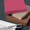 Serviette papier Airlaid 40x40 cm toucher textile fuschia - 50 pièces