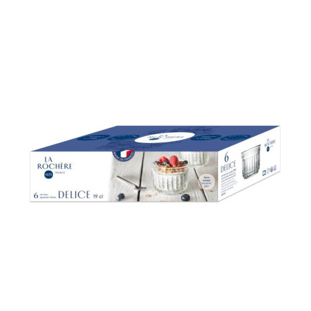 Coupe à glace Délice 17cl verre transparent 16cl