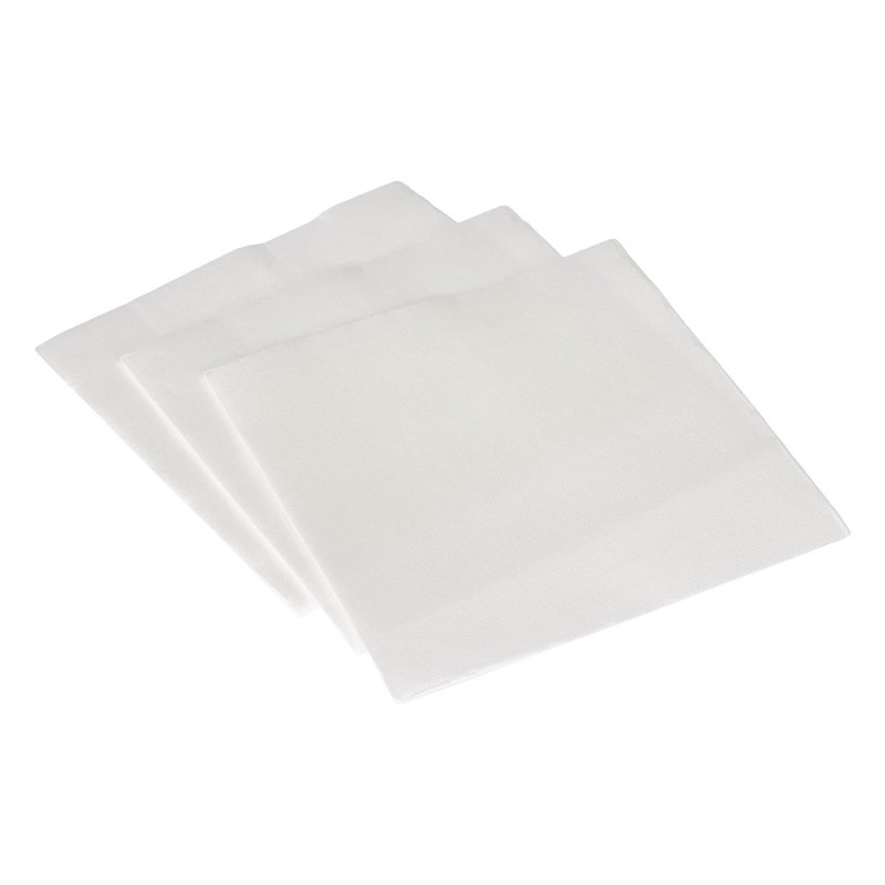 Serviette ouate 38x38 cm double point blanche