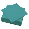 Serviette ouate 38x38 cm double point bleu caraïbes