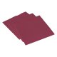 Serviette ouate 38x38 cm double point bordeaux
