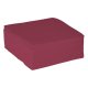 Serviette ouate 38x38 cm double point bordeaux