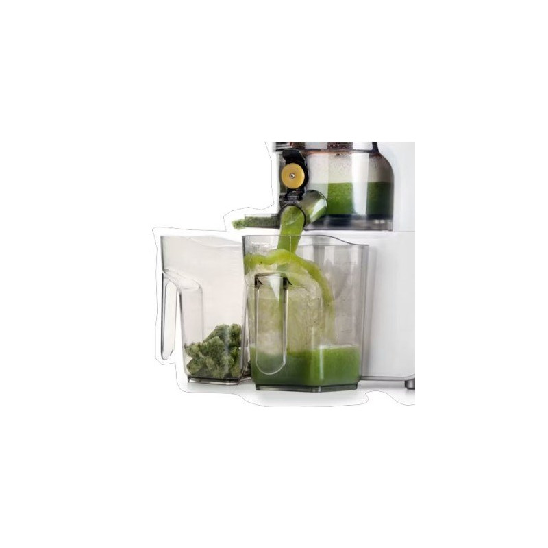 Extracteur de jus 500ml ultra silencieux à rotation lente 240W 230V mono - 2 bols de 1L inclus