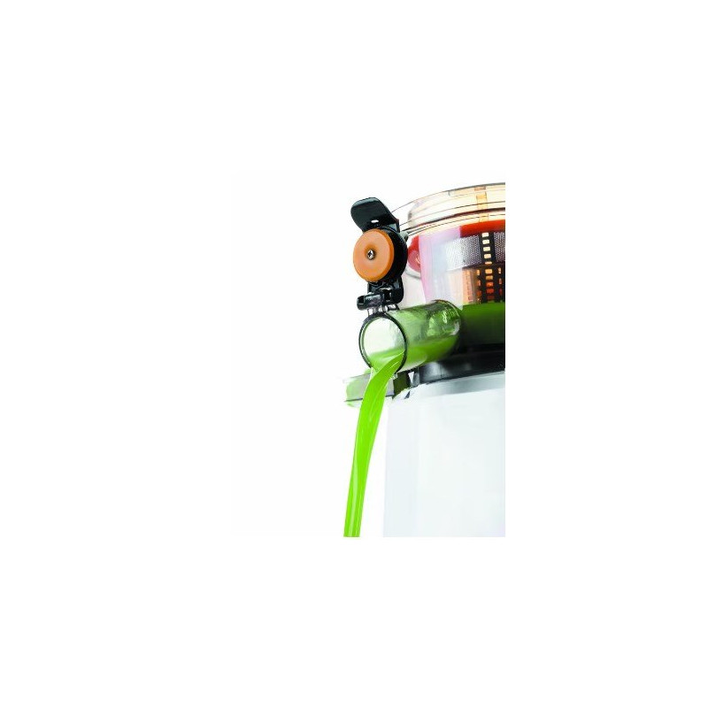 Extracteur de jus 500ml ultra silencieux à rotation lente 240W 230V mono - 2 bols de 1L inclus
