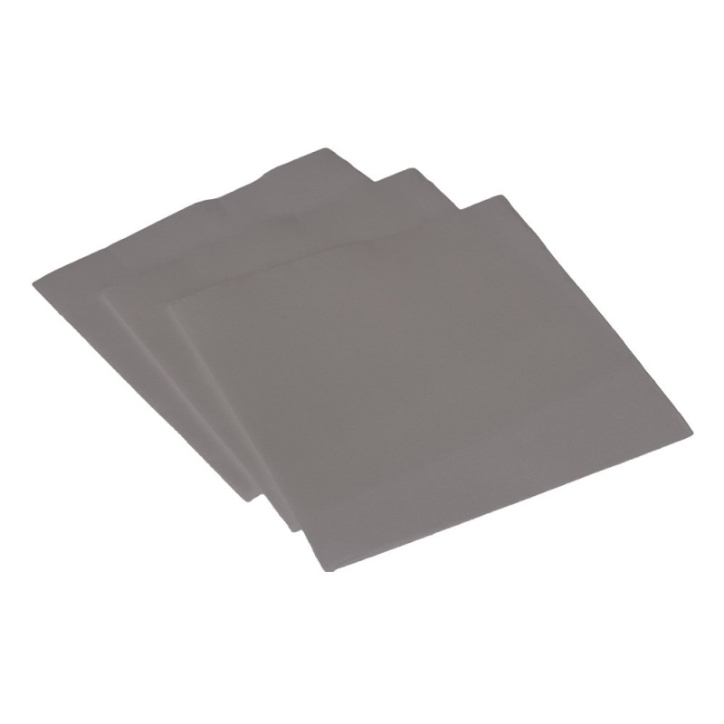 Serviette ouate 38x38 cm double point anthracite