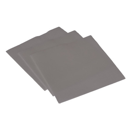 Serviette ouate 38x38 cm double point anthracite