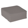 Serviette ouate 38x38 cm double point anthracite - 50 pièces