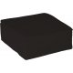 Serviette ouate 38x38 cm double point noir