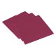 Serviette ouate 38x38 cm double point aubergine