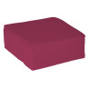 Serviette ouate 38x38 cm double point aubergine - 50 pièces