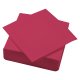 Serviette ouate 38x38 cm double point fuchsia