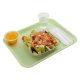 Plateau fast food anis en polypro incassable - 26x36 cm