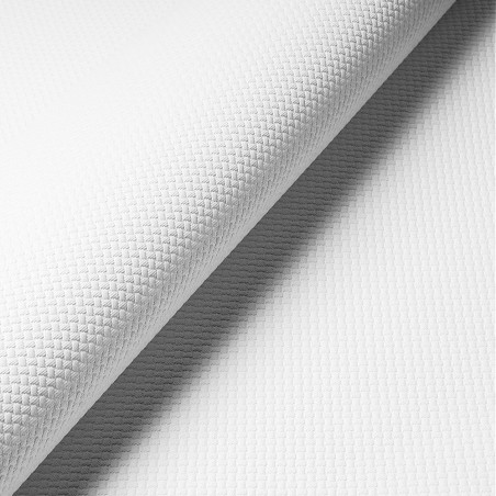 Nappe Symphonie papier 80x120 cm gaufrage grain de café Extra blanc