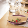Set de table papier Airlaid 30x40 cm Tango  toucher textile noir