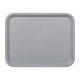 Plateau fast food gris en polypro incassable - 26x36 cm