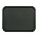 Plateau fast food noir en polypro incassable - 26x36 cm