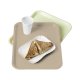 Plateau fast food sable en polypro incassable - 26x36 cm