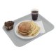 Plateau fast food gris en polypro incassable - 46x36 cm