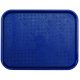 Plateau fast food bleu marine en polypro incassable - 46x36 cm