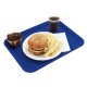 Plateau fast food bleu marine en polypro incassable - 46x36 cm