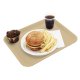 Plateau fast food ivoire en polypro incassable - 46x36 cm