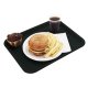 Plateau fast food noir en polypro incassable - 46x36 cm