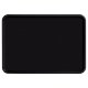 Plateau manutention noir en polypro incassable - 60x40cm