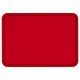 Plateau manutention rouge en polypro incassable - 60x40cm