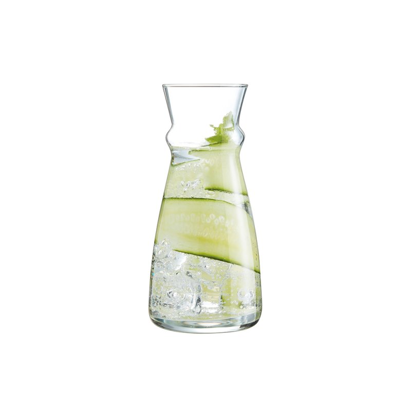 Caraffa In Vetro Verde Arcoroc Fluid Colors - 75cl, 21cm, Lavabile In Lavastoviglie