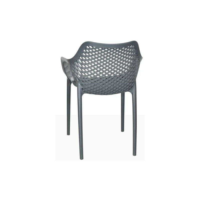 Fauteuil Air XL - gris foncé - 3,8 kg - hauteur assise 44 cm - 57x60x81 cm