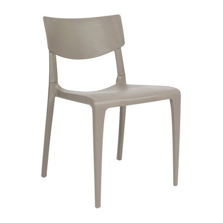 Chaise Town - taupe - 3,9 kg - hauteur assise 47 cm - 50x55x84 cm