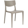 Chaise Town - taupe - 3,9 kg - hauteur assise 47 cm - 50x55x84 cm
