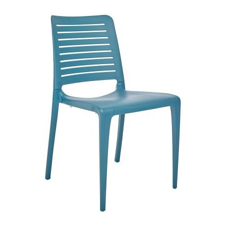 Chaise Park - océan - 3,79 kg - hauteur assise 47 cm - 50x56x84 cm