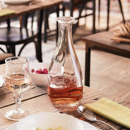 Carafe carrée 1 litre sans bouchon