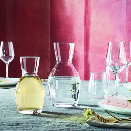 Carafe à vin Ypsilon en verre transparent - 25cl