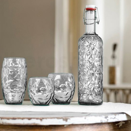 Carafe Oriente transparente - 1L - Ø8,5x35 cm