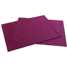 Set de table papier Airlaid 30x40 cm Tango  toucher textile aubergine