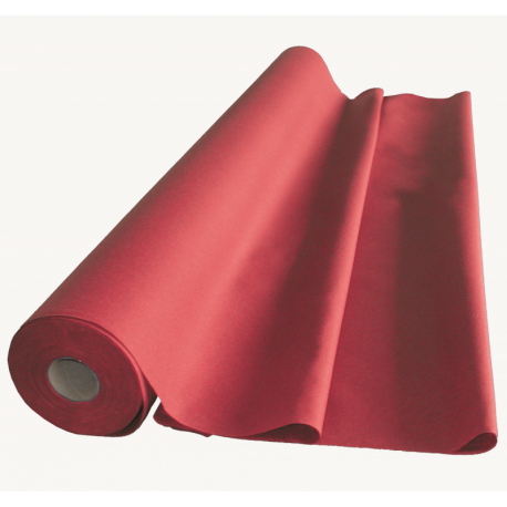 Nappe en rouleau Airlaid 1,20 x 50 m Tango toucher textile rouge
