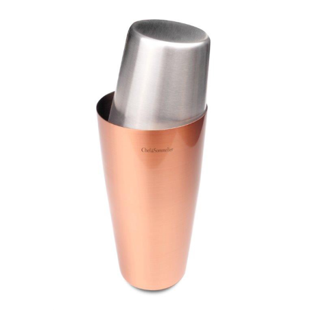 Shaker Moove cuivré et inox 50 et 70cl